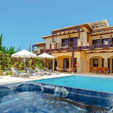 Luxury Villa Aj 06 With Private Heated Pool Paphos Exterior photo